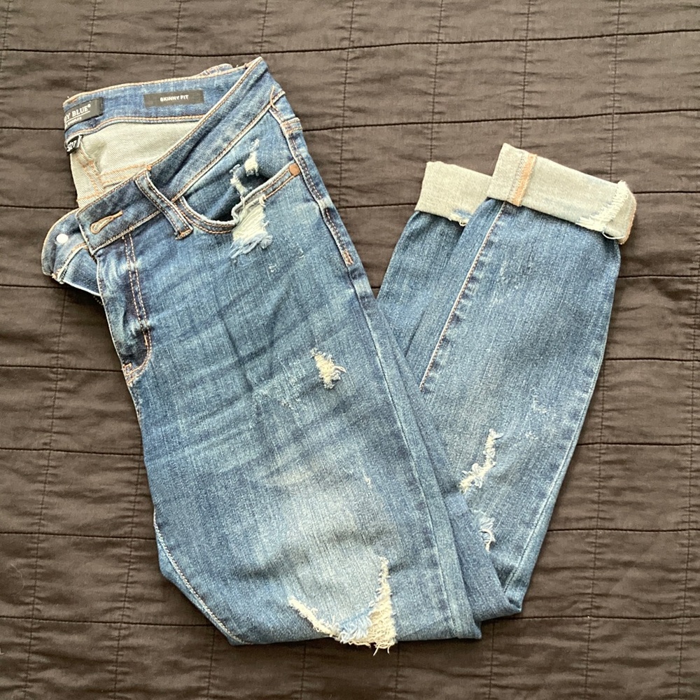 JUDY BLUE Mid-Rise Skinny Fit Womens Jeans Size 5